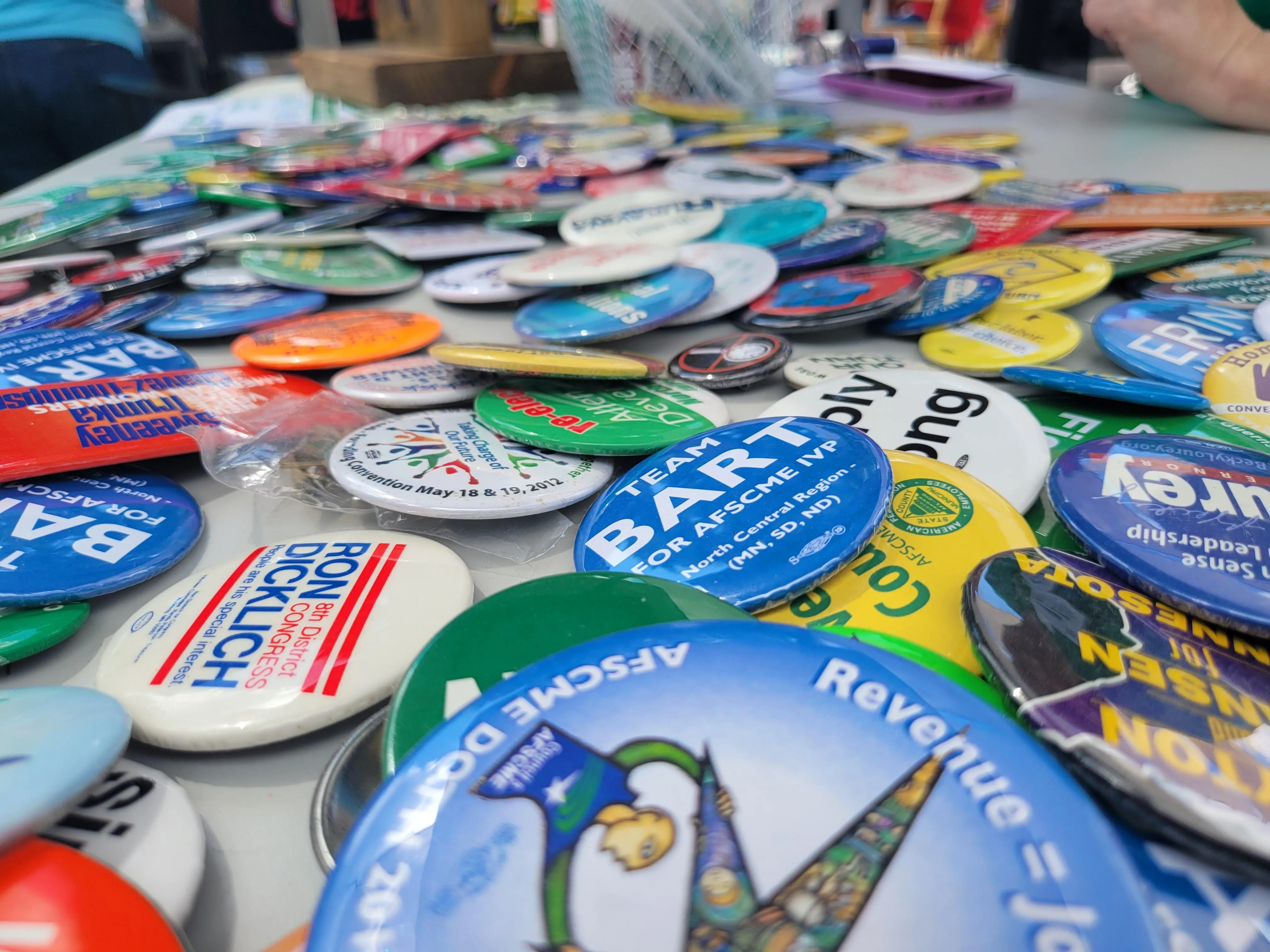 Can you find the button for the year?You joined the union.
