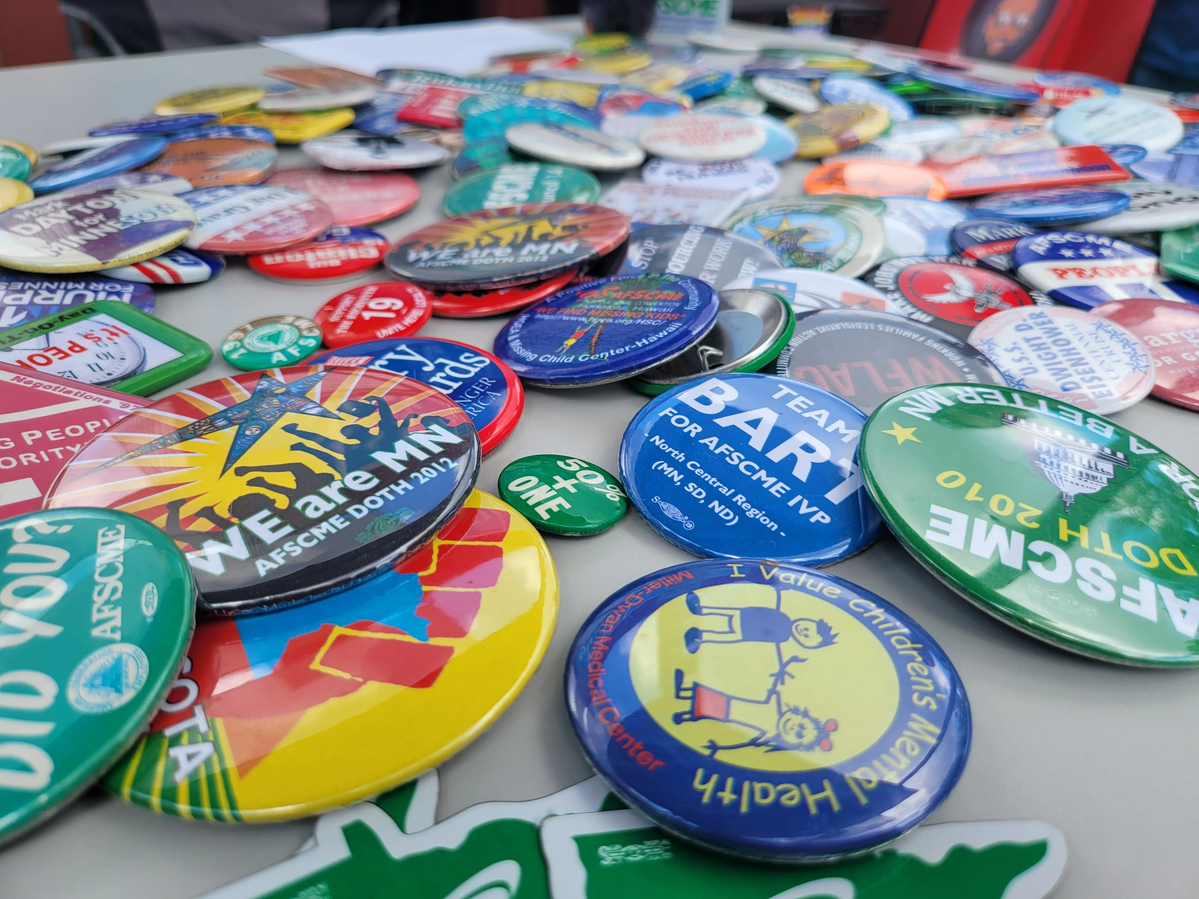 Can you find the button for the year?You joined the union.