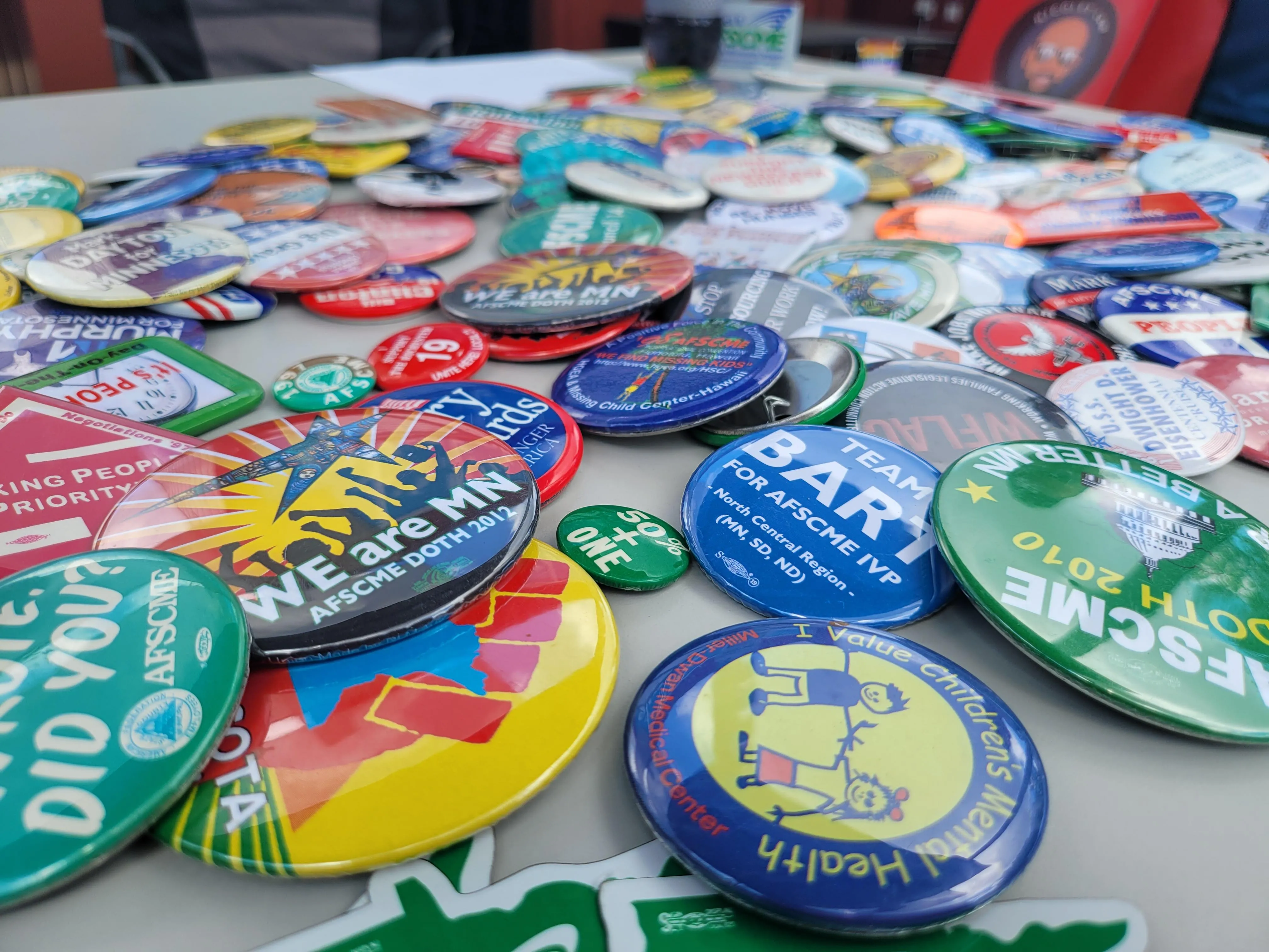 Can you find the button for the year?You joined the union.
