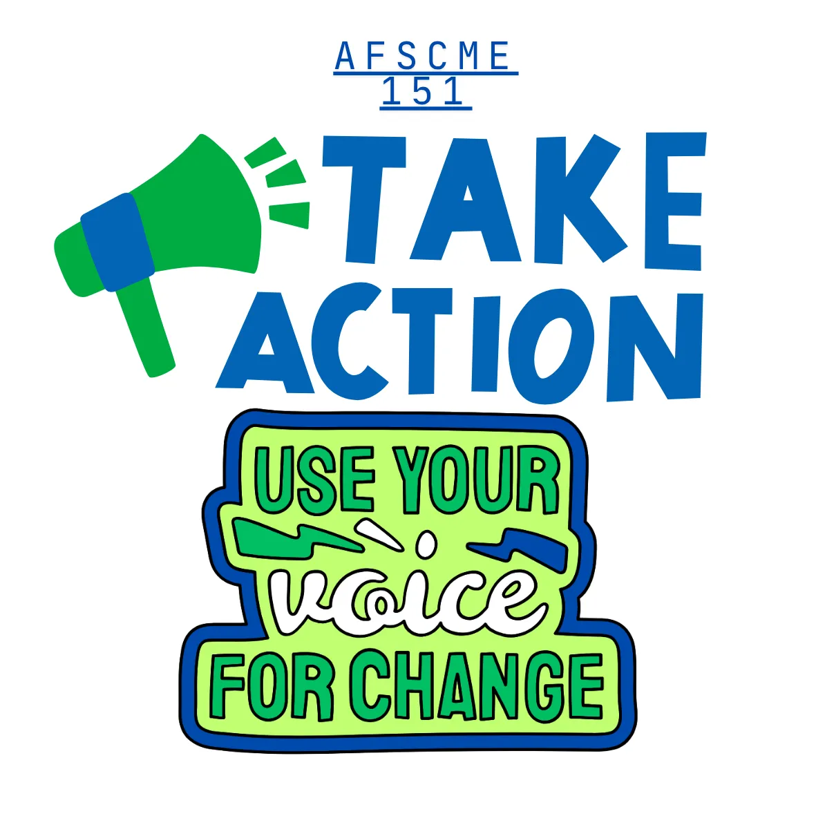 AFSCME 151 Logo's