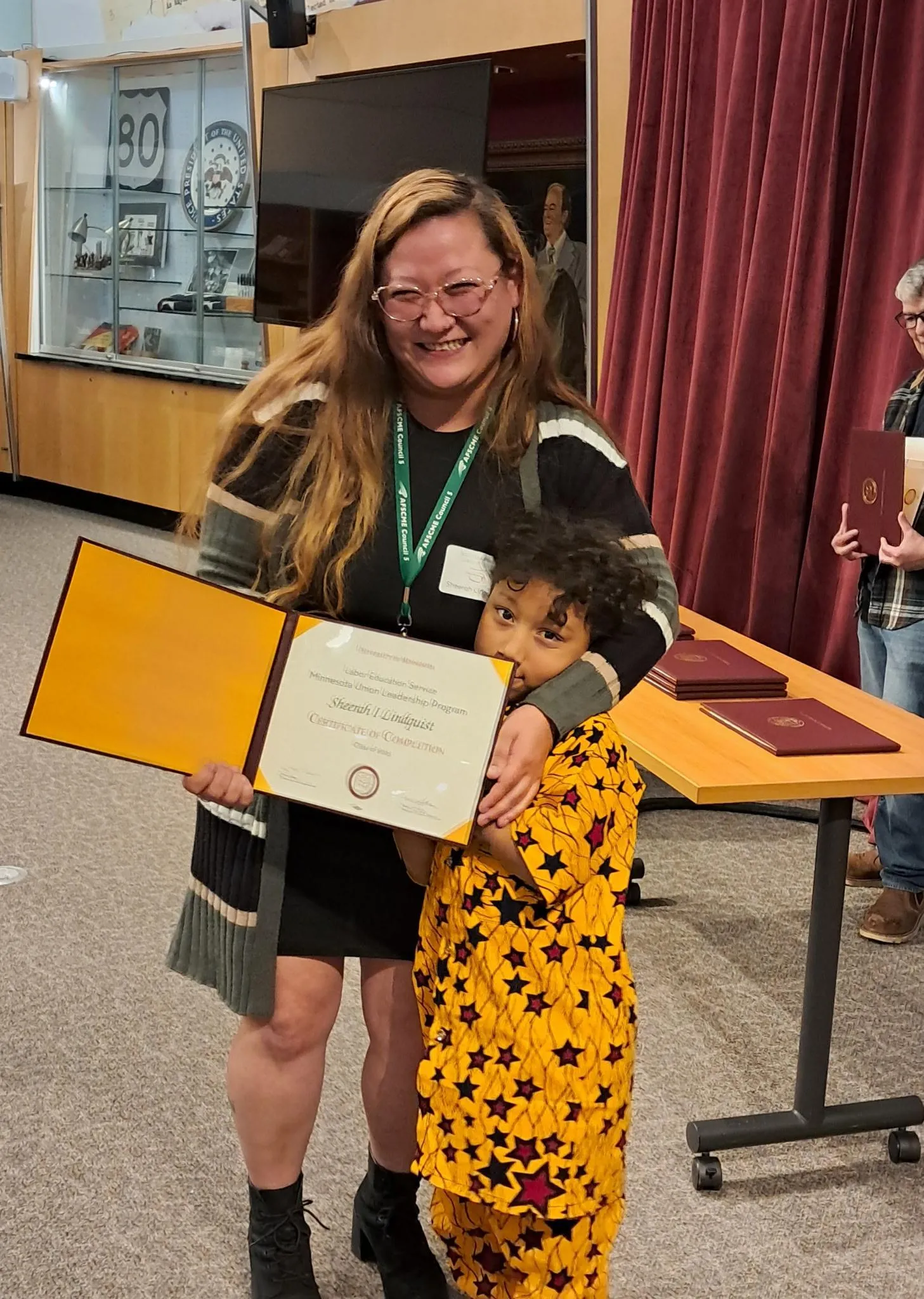Mulp Graduation 2025 Sheerah Lindquist and son.