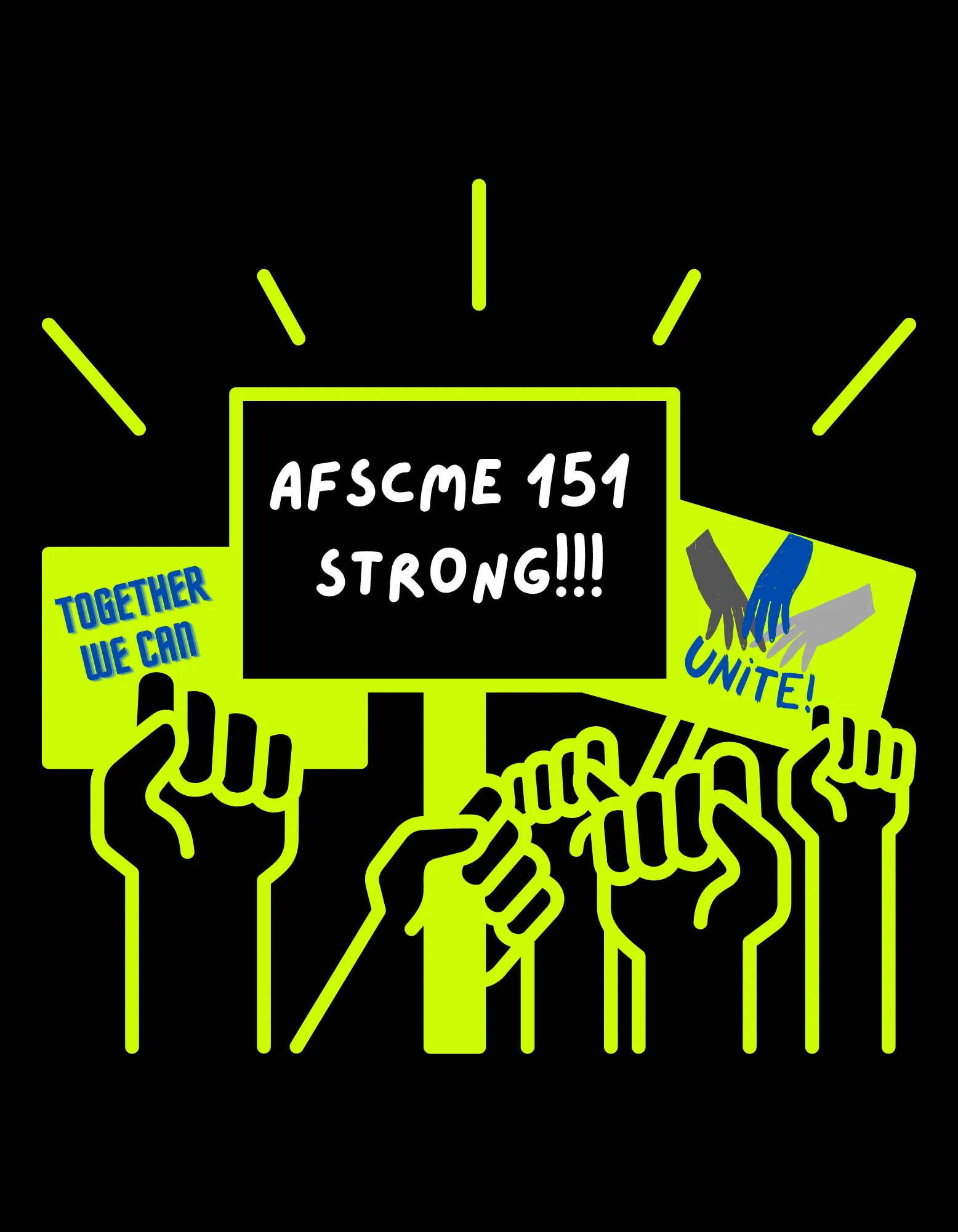 AFSCME 151 Logo's